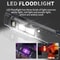800 Lumens USB Rechargeable Tactical Flashlight Waterproof LED Work Light With COB Side Lamp 4