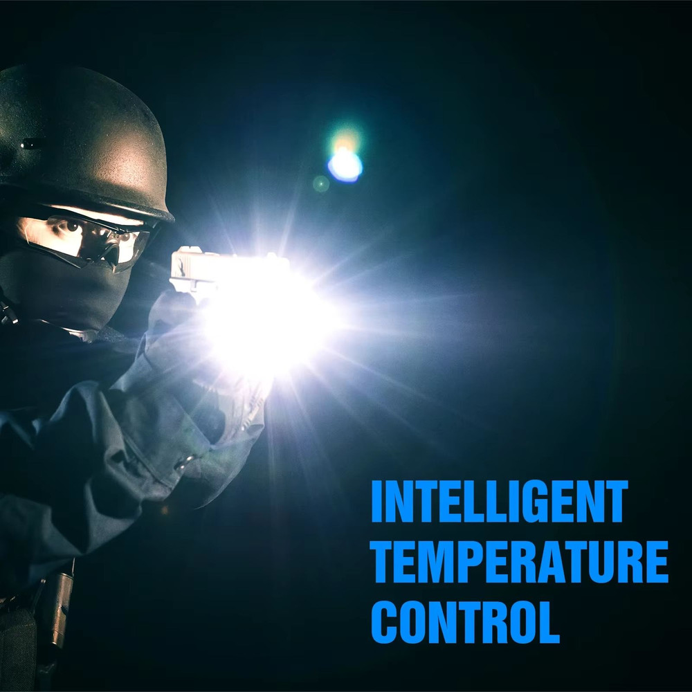 Trustfire GM23 Tactical LED Flashlight  Compact 800 Lumens USB Rechargeable Rail Light 4