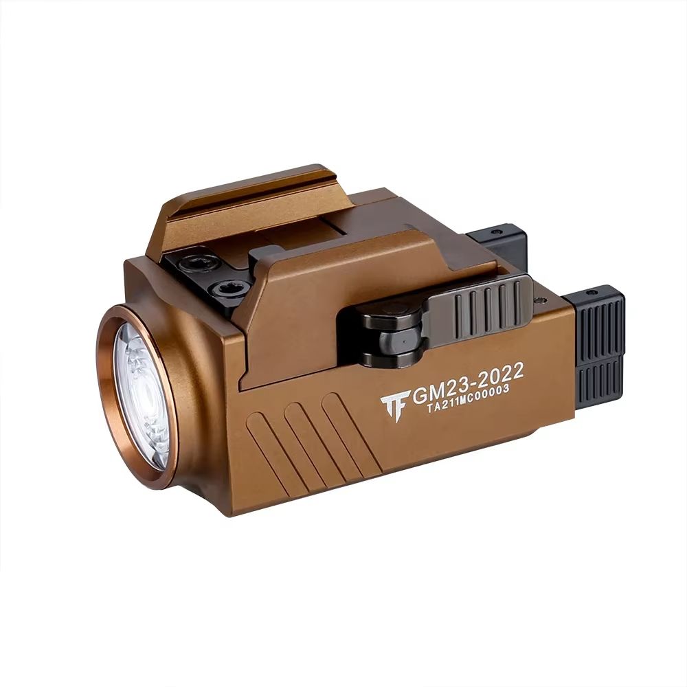 Trustfire GM23 Tactical LED Flashlight  Compact 800 Lumens USB Rechargeable Rail Light 7
