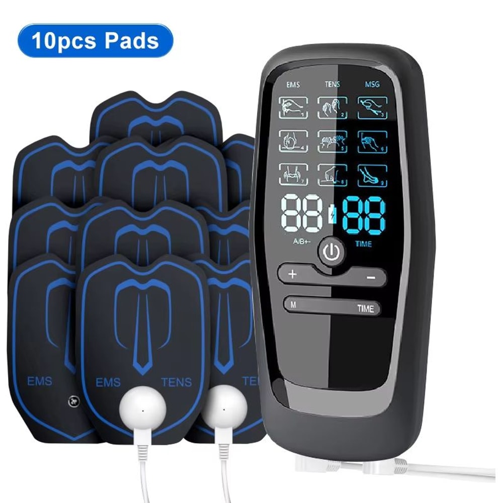 Physiotherapy EMS Muscle Stimulator Digital Electrotherapy Massager For Pain Relief Body Slimming 7