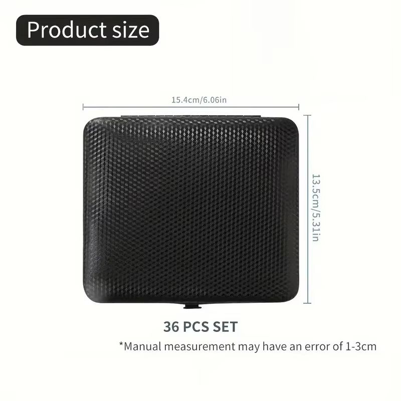 36Piece Professional Manicure And Pedicure Set With Travel Case Complete Nail Care Kit 5