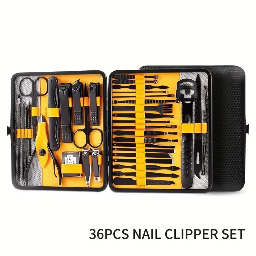 36Piece Professional Manicure And Pedicure Set With Travel Case Complete Nail Care Kit 6