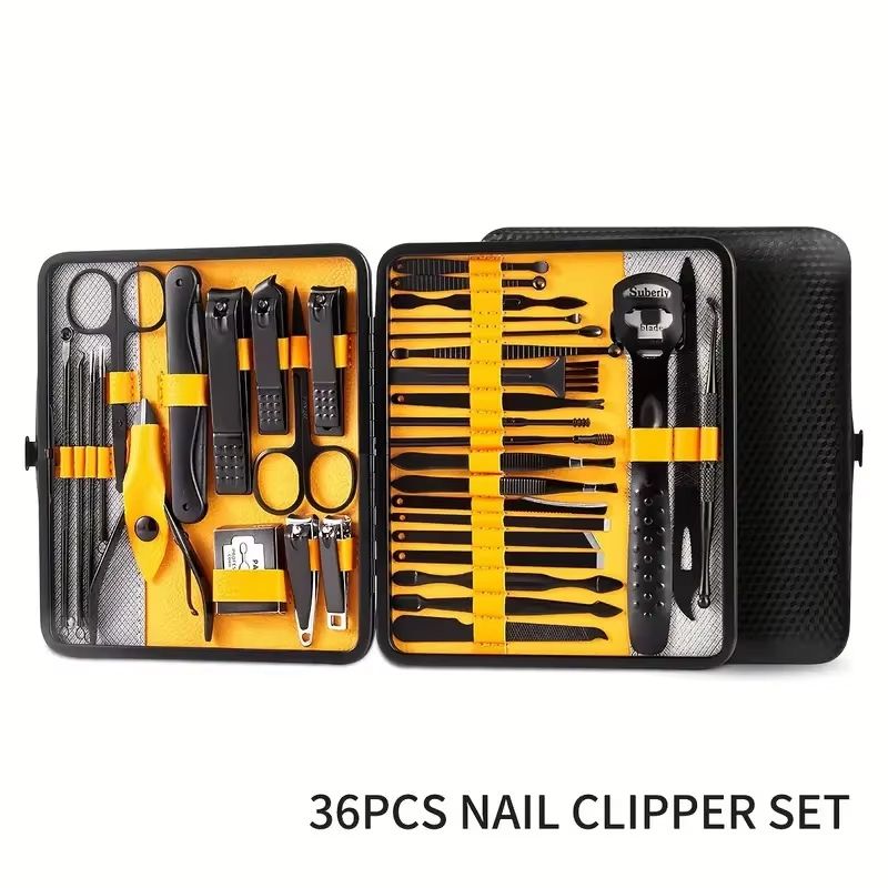 36Piece Professional Manicure And Pedicure Set With Travel Case Complete Nail Care Kit 6