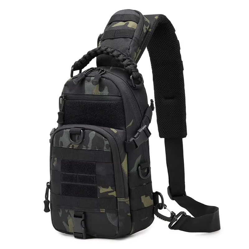 Tactical Chest Sling Bag  Outdoor Camping Backpack With MOLLE System For Hiking Cycling  Everyday C 6