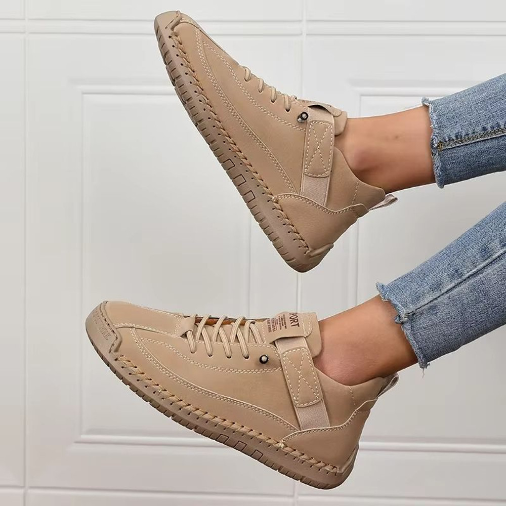 Womens MidTop Boots  Retro British Style AntiSlip Workwear Shoes With Fashionable Design 5