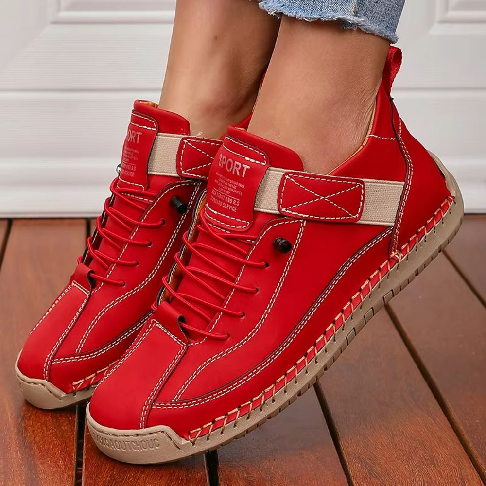 Womens MidTop Boots  Retro British Style AntiSlip Workwear Shoes With Fashionable Design 11