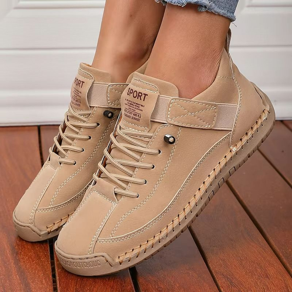 Womens MidTop Boots  Retro British Style AntiSlip Workwear Shoes With Fashionable Design 7