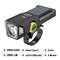 4000mAh Solar Bike Light  2000LM Rechargeable Bicycle Front Light With Zoom Beam  COB Red Side Lamp 7