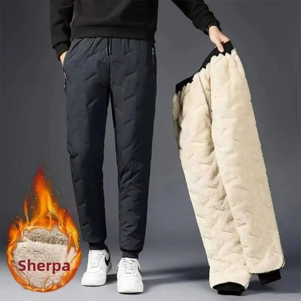 Mens Thermal FleeceLined Sweatpants  Winter Warmth Casual Comfort Plus Size Fit 1