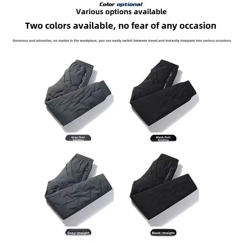 Mens Thermal FleeceLined Sweatpants  Winter Warmth Casual Comfort Plus Size Fit 2