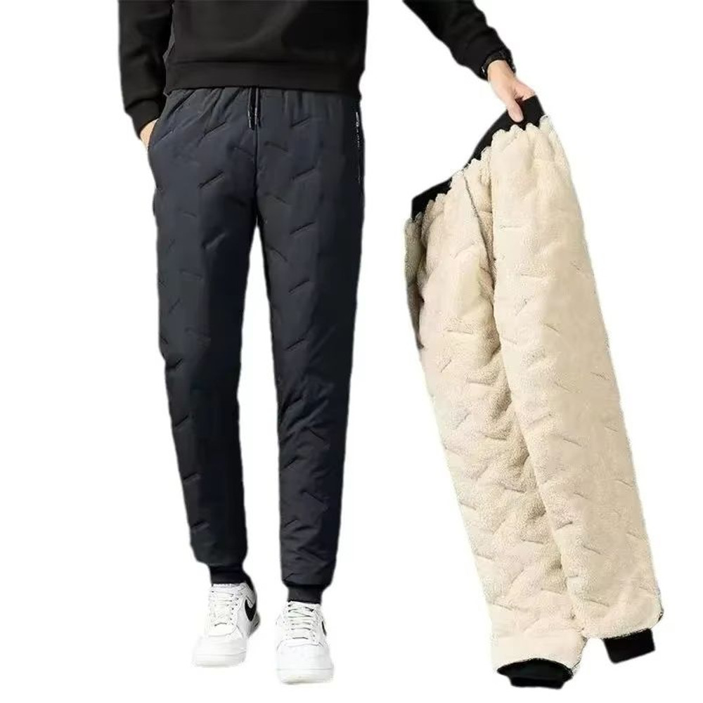 Mens Thermal FleeceLined Sweatpants  Winter Warmth Casual Comfort Plus Size Fit 4