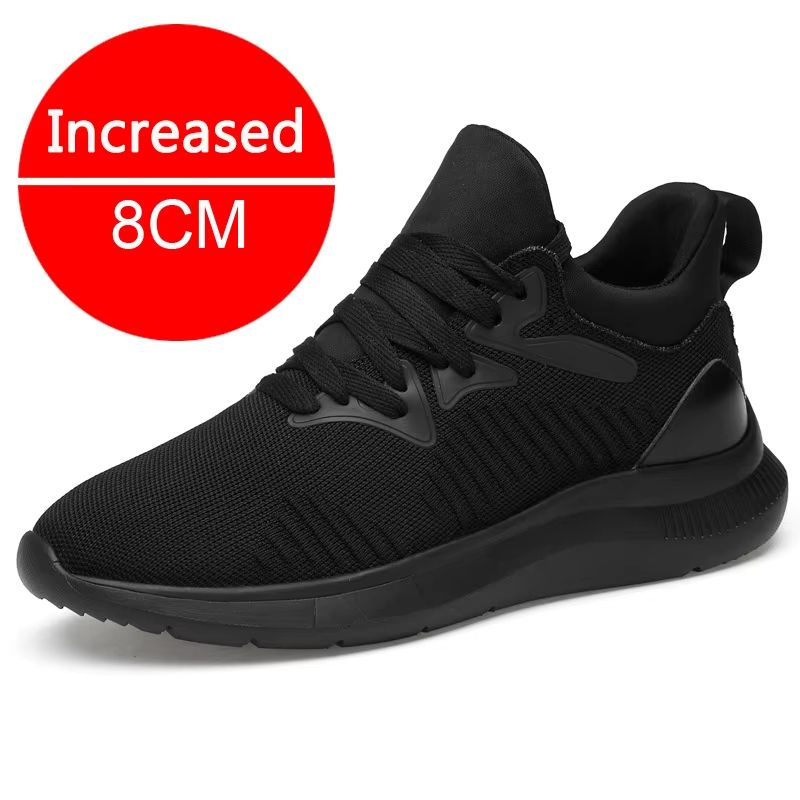 Mens Elevator Sneakers  Breathable Height Increasing Shoes With 610CM Boost 8