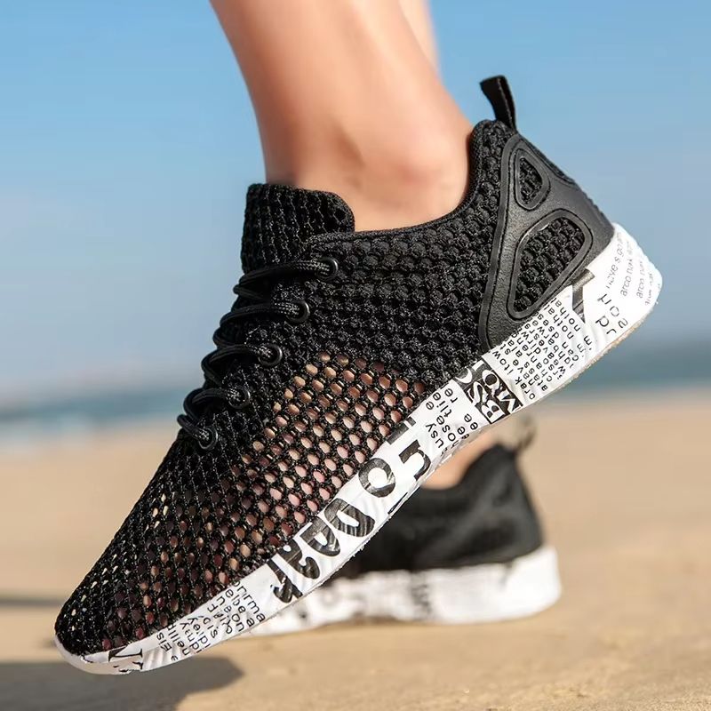 Mens Aqua Mesh Sneakers  Lightweight Summer Water Shoes For Beach  Casual Wear 6