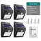 4Pack Solar Outdoor Wall Lights With Motion Sensor  Waterproof LED Security Lighting For Garden Pat 7