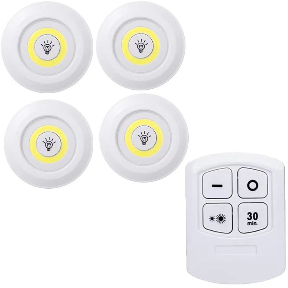 Dimmable LED Under Cabinet Lights With Remote  Battery Operated Closet  Wardrobe Lighting 10