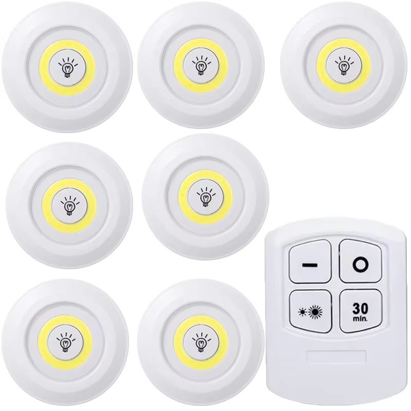 Dimmable LED Under Cabinet Lights With Remote  Battery Operated Closet  Wardrobe Lighting 13