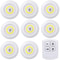 Dimmable LED Under Cabinet Lights With Remote Battery Operated Closet Wardrobe Lighting 14
