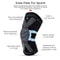Fitness Knee Brace With Silicone Padding Compression Support Sleeve For Sports And Joint Protectio 3