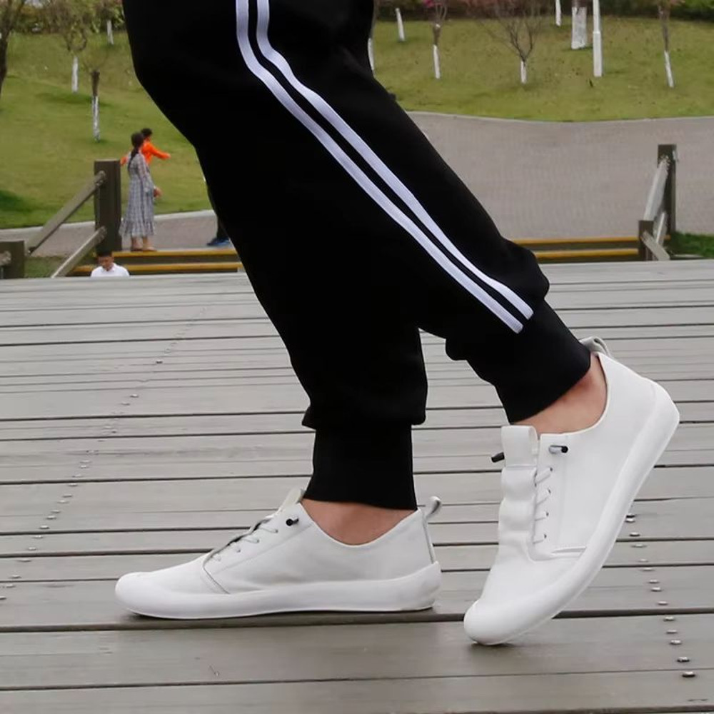 Mens Genuine Leather Loafers  Classic White Casual Shoes For Everyday Comfort 3