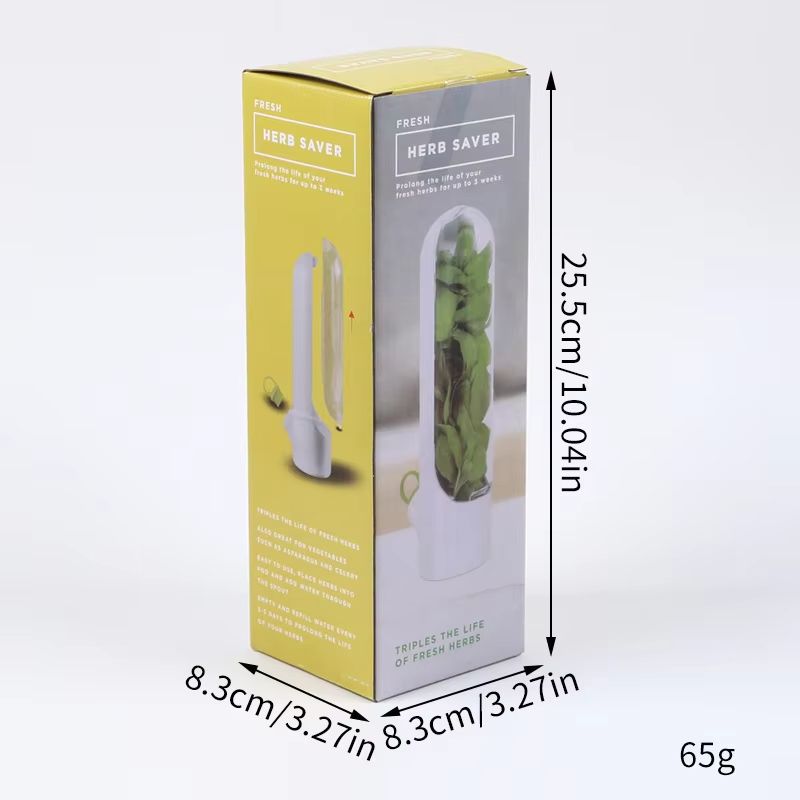 FreshKeeping Herb Saver Container  Durable Kitchen Storage For Leafy Greens 3