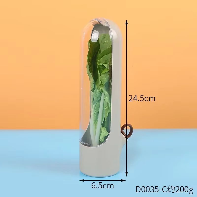 FreshKeeping Herb Saver Container  Durable Kitchen Storage For Leafy Greens 12