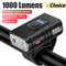 USB Rechargeable Solar Bike Light  Bright Front Lamp With Power Display For Safe Cycling 6