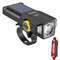 USB Rechargeable Solar Bike Light  Bright Front Lamp With Power Display For Safe Cycling 7
