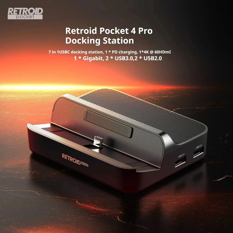 Retroid Pocket 5 Handheld Gaming Console  Android Retro Game Player With OLED HD Screen 6