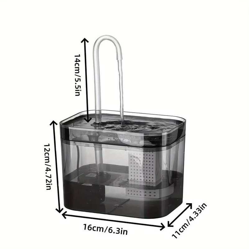Automatic Cat Water Fountain  UltraQuiet USB Pet Drinking Dispenser With Filter 4