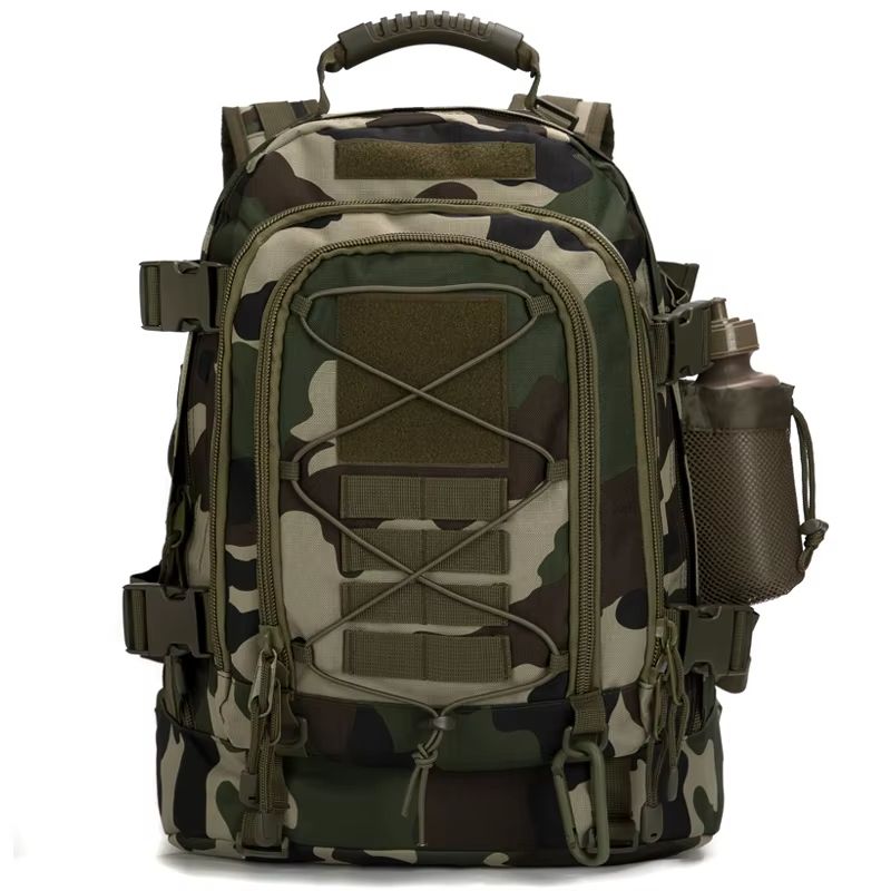 60L Tactical Backpack For Men Expandable Military Hiking And Camping Rucksack 10