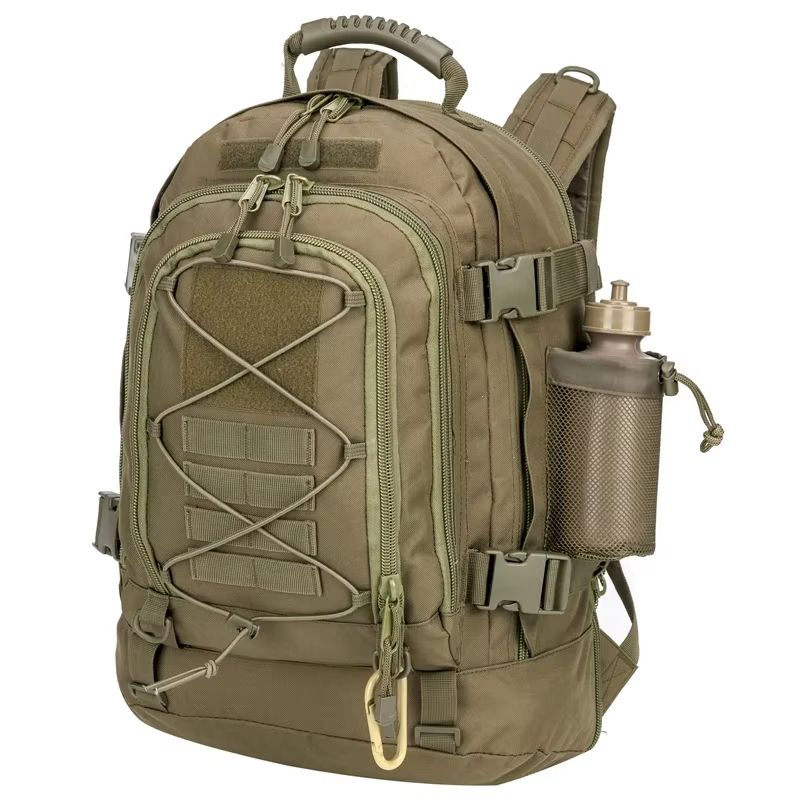60L Tactical Backpack For Men Expandable Military Hiking And Camping Rucksack 8