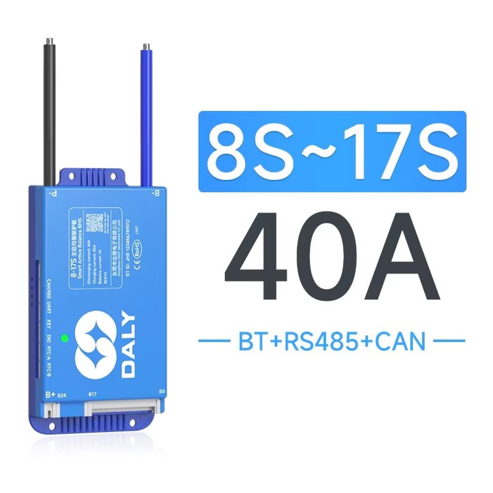 Daly 100 Smart BMS With Bluetooth Advanced Battery Management System For LiFePO4 Liion LTO Packs 9