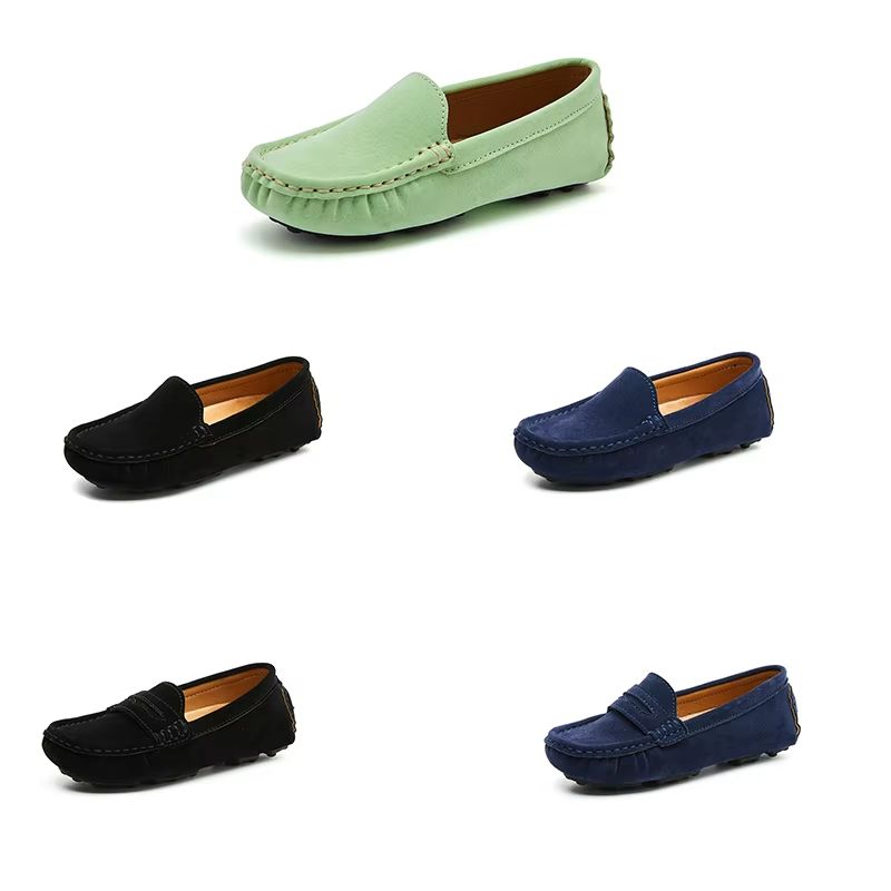EOFK Kids Loafers  Soft Suede SlipOn Moccasins For Boys And Girls 1