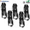 Set Of 5 Mini Tactical LED Flashlights  Bright Zoomable PocketSized Torches Powered By AA Or 14500  0