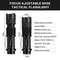 Set Of 5 Mini Tactical LED Flashlights Bright Zoomable PocketSized Torches Powered By AA Or 14500 1