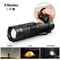Set Of 5 Mini Tactical LED Flashlights Bright Zoomable PocketSized Torches Powered By AA Or 14500 2