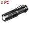 Set Of 5 Mini Tactical LED Flashlights  Bright Zoomable PocketSized Torches Powered By AA Or 14500  6