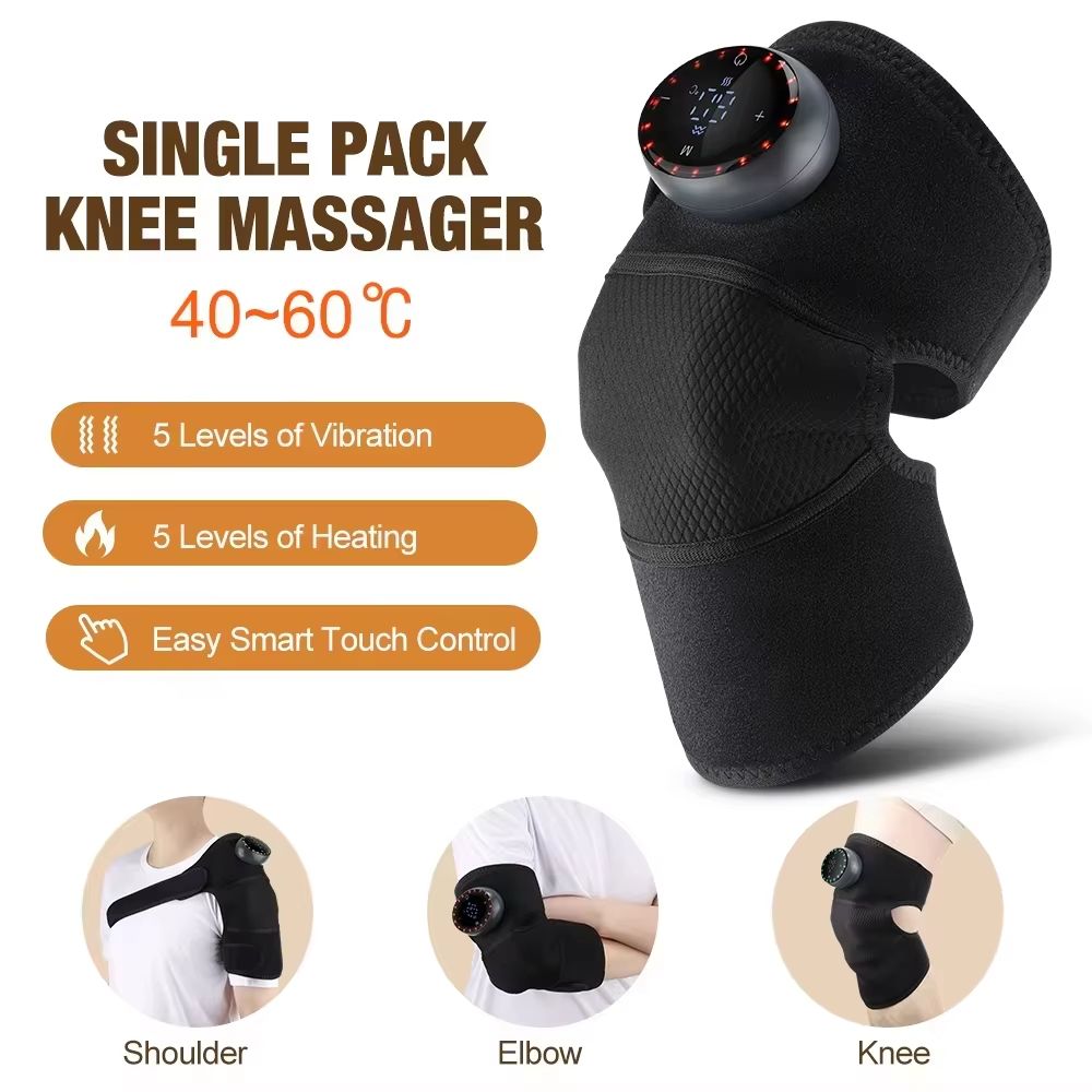 Electric Heating Shoulder Brace With Vibration  LED Display  Pain Relief  Muscle Relaxation Support 6