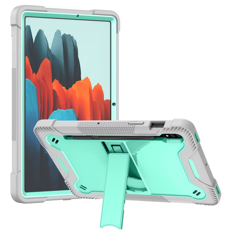 Heavy Duty Armor Case For Samsung Galaxy Tab  Rugged Shockproof PC  Silicone Hybrid Cover For Kids  5