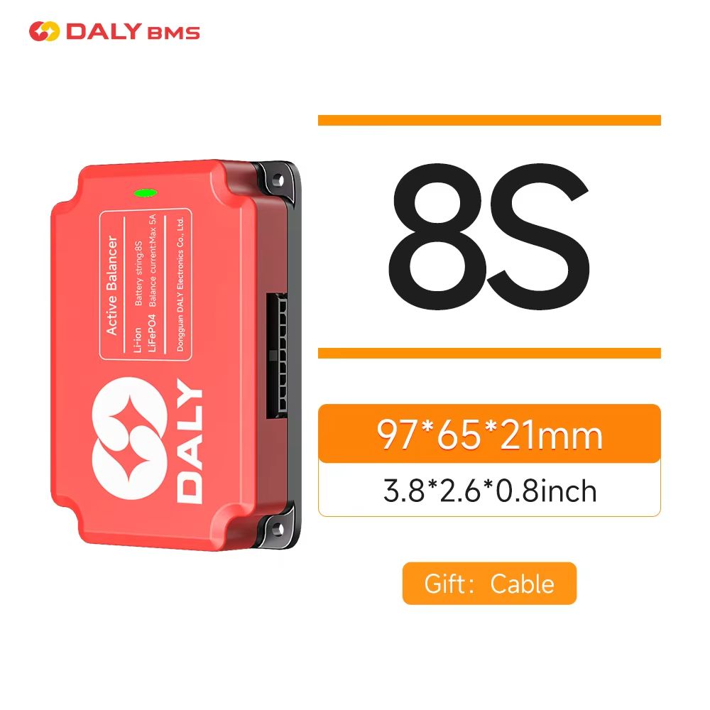Daly BMS 5A Active Balancing Board  Smart Equalizer For 18650 LiFePO4  Lithium Battery Packs 3S16S 9