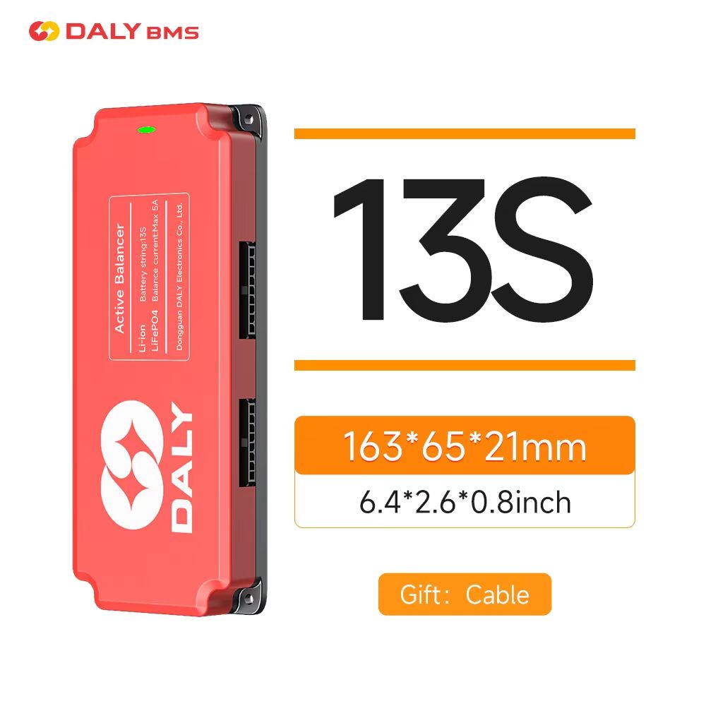 Daly BMS 5A Active Balancing Board  Smart Equalizer For 18650 LiFePO4  Lithium Battery Packs 3S16S 12