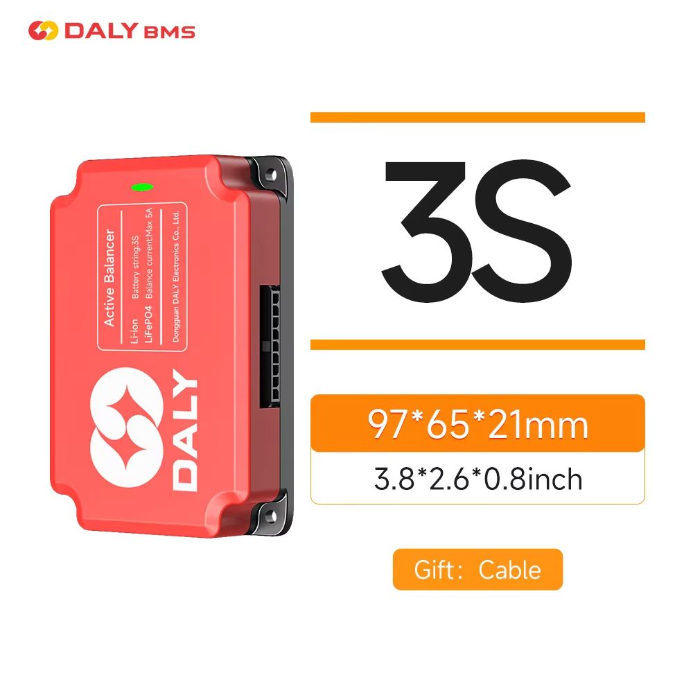 Daly BMS 5A Active Balancing Board  Smart Equalizer For 18650 LiFePO4  Lithium Battery Packs 3S16S 5