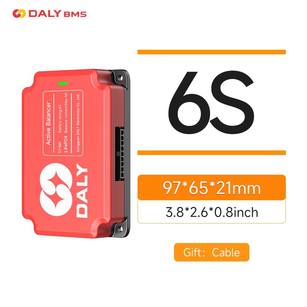 Daly BMS 5A Active Balancing Board  Smart Equalizer For 18650 LiFePO4  Lithium Battery Packs 3S16S 7