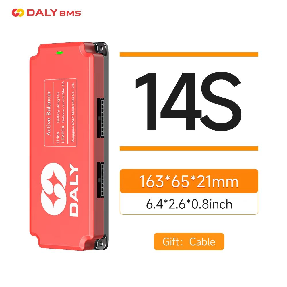 Daly BMS 5A Active Balancing Board  Smart Equalizer For 18650 LiFePO4  Lithium Battery Packs 3S16S 13