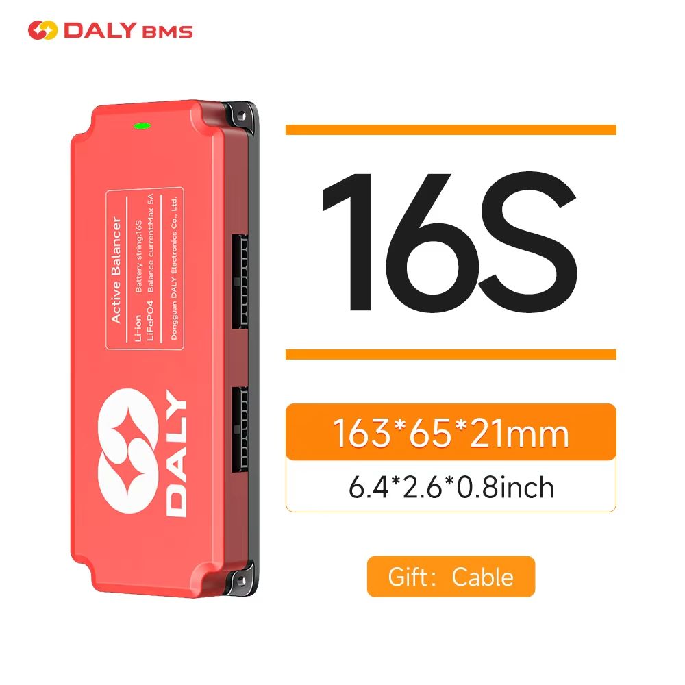 Daly BMS 5A Active Balancing Board  Smart Equalizer For 18650 LiFePO4  Lithium Battery Packs 3S16S 15