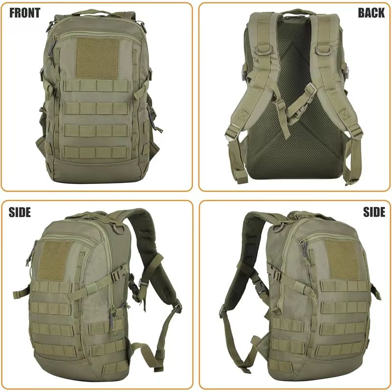 LQARMY 20L Waterproof Tactical Backpack  Outdoor Travel Camping Rucksack With Molle System For Hiki 3