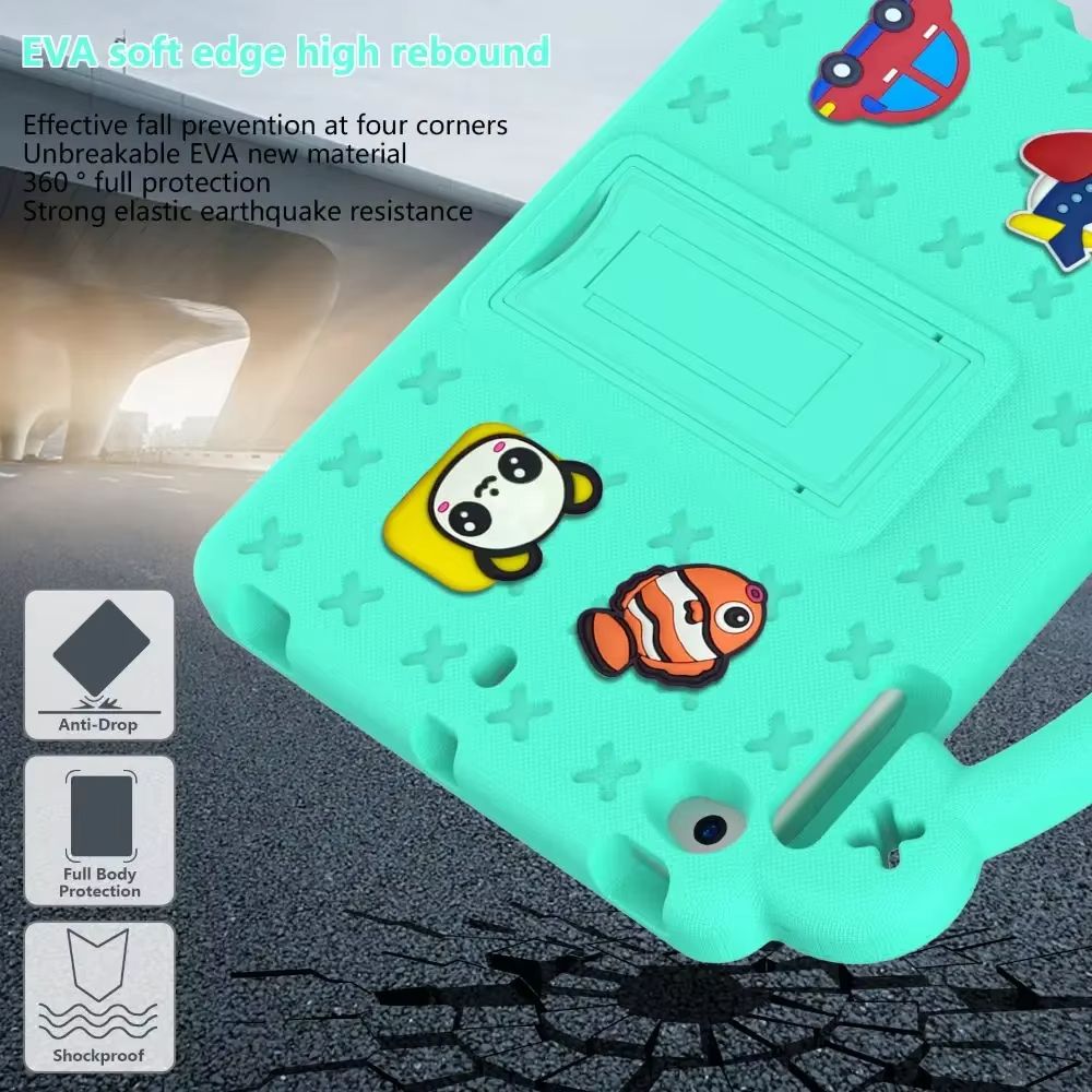 Kids Shockproof Cartoon Bear Case For IPad Mini 15 79 Inch  Durable EVA Protective Tablet Cover 5
