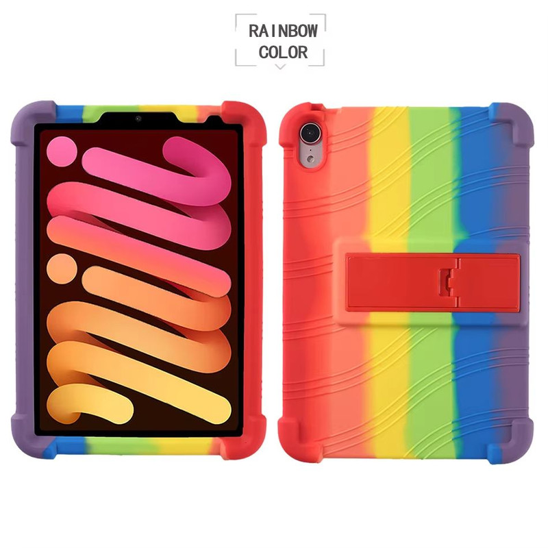 Soft Silicone Kids Case For IPad Mini Air Pro 7th11th Gen  Durable Childproof Protective Tablet Cov 13