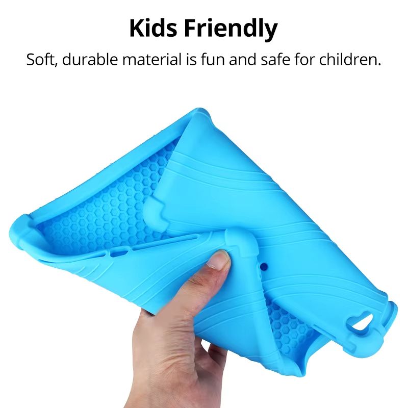 Soft Silicone Kids Case For IPad Mini Air Pro 7th11th Gen  Durable Childproof Protective Tablet Cov 3