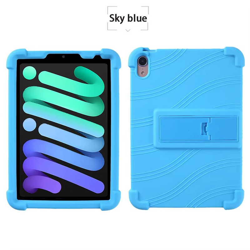 Soft Silicone Kids Case For IPad Mini Air Pro 7th11th Gen  Durable Childproof Protective Tablet Cov 6